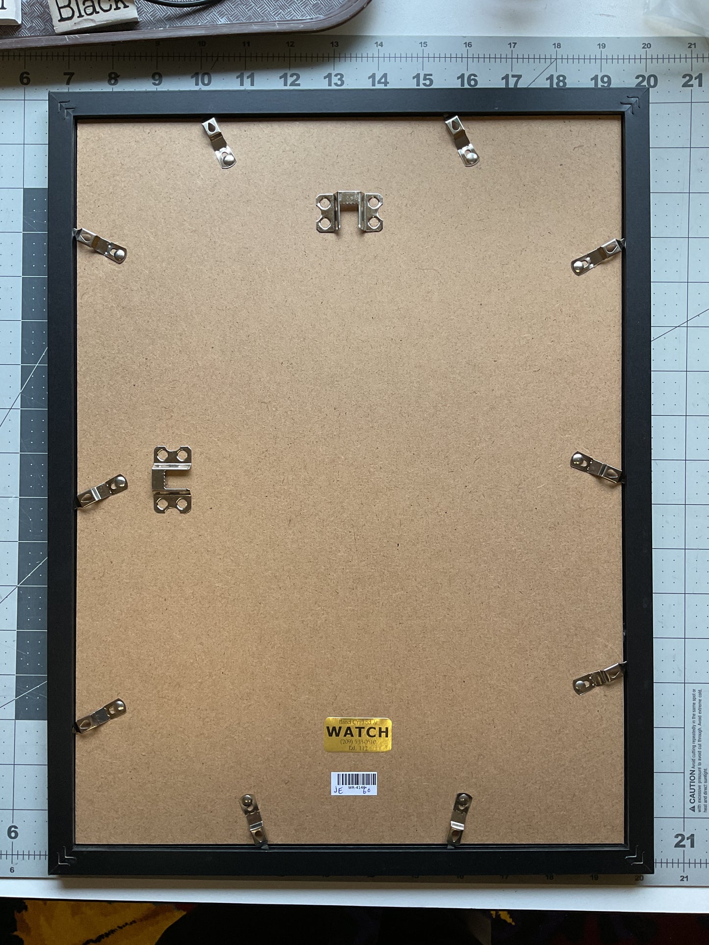 Diamond Dot Art - Framed Canvas - Handmade Crafts - 13 x 17 Bear by Jennifer Evje