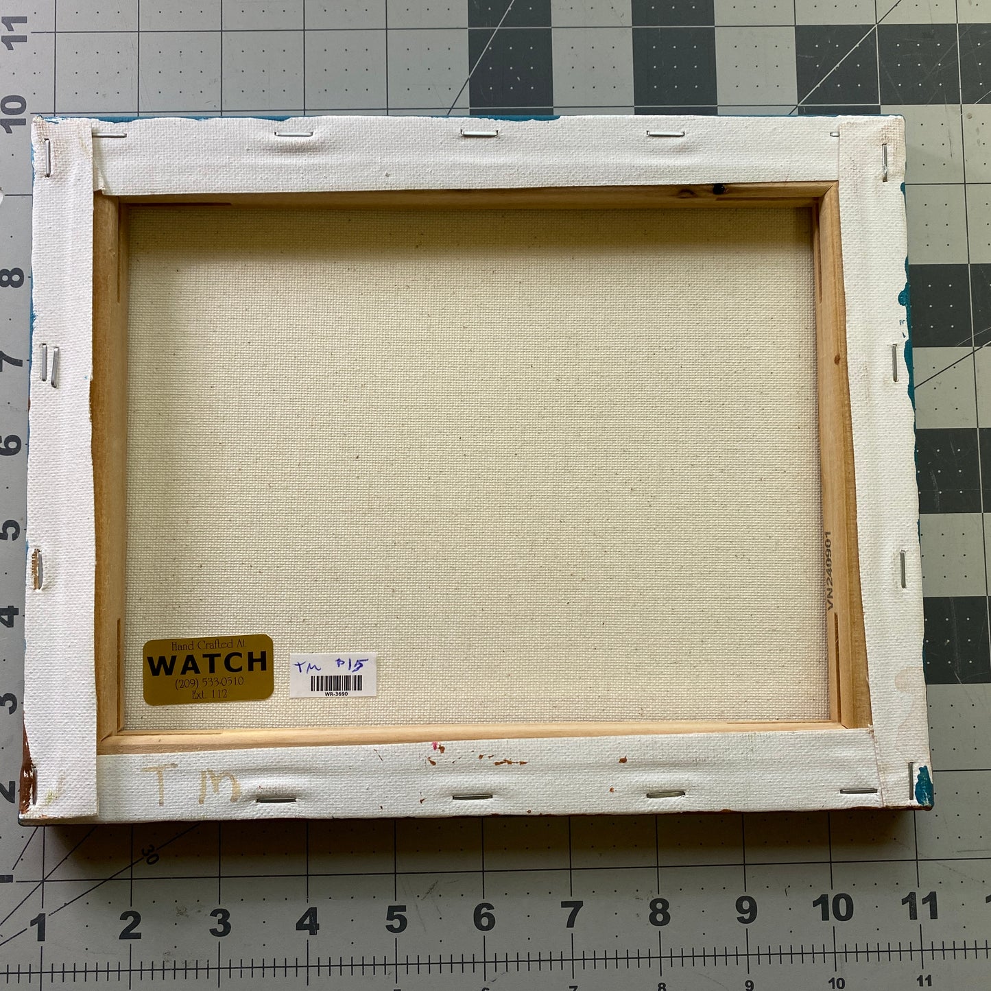 Acrylic Painting on Stretched Canvas Original Fine Art 10-inch x 8-inch Dolphins by Terry Morrow