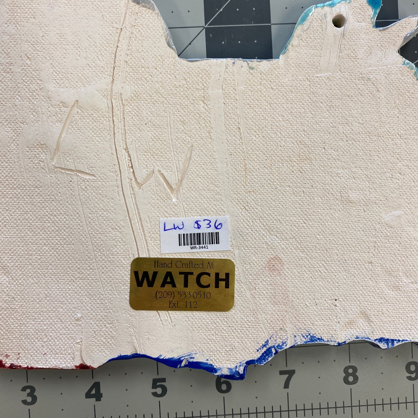 Ceramic Arts Handmade Clay Crafts 11-inch x 6-inch Fresh Fish Glazed by Lisa Uptain