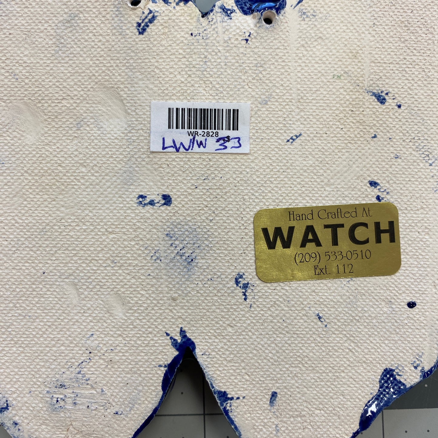 WATCH Resources Art Guild - Ceramic Arts Handmade Clay Crafts Butterfly Glazed 8-inch x 6-inch by Lisa Uptain