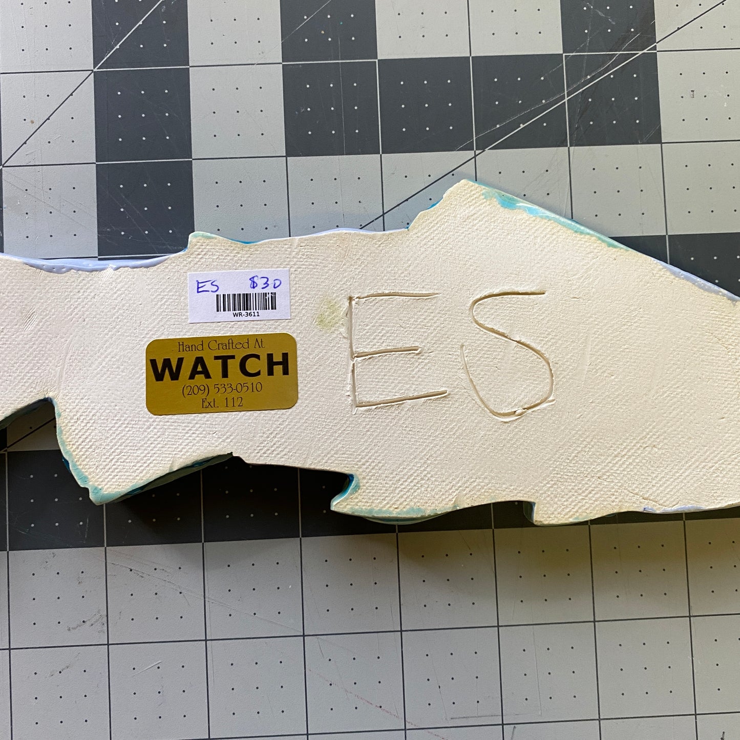 Ceramic Arts Handmade Clay Crafts Fresh Fish Glazed 10.5-inch by 4-inch made by Eric Stacy