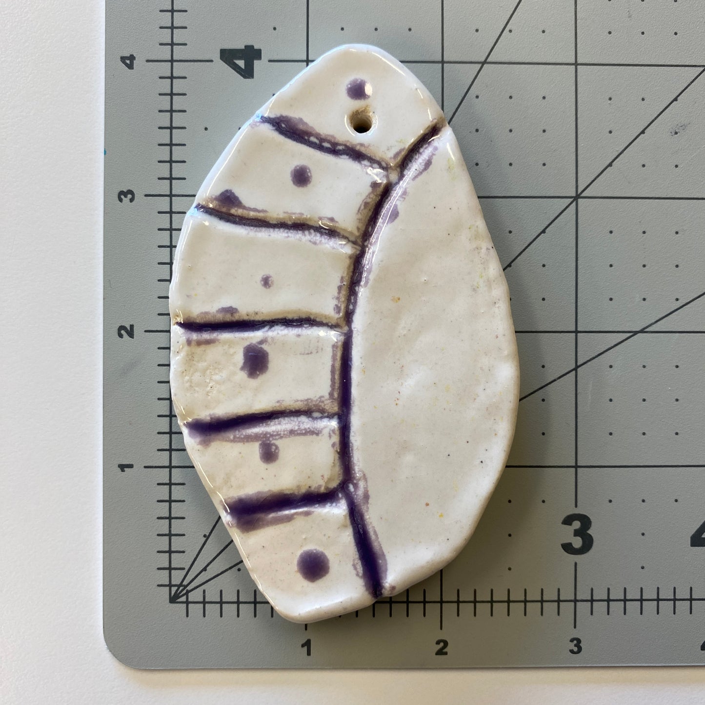 WATCH Resources Art Guild - Ceramic Arts Handmade Clay Crafts Fresh Fish Glazed 4.5-inch x 2.5-inch Shell made by Jennifer Horne