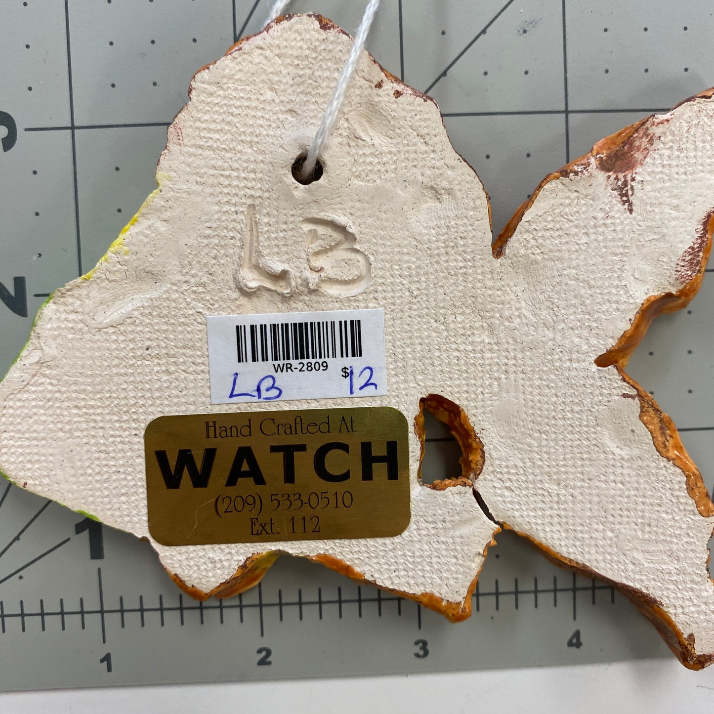 Ceramic Arts Handmade Clay Crafts Fresh Fish Glazed 4.5-inch x 4-inch made by Loreen Bartschi