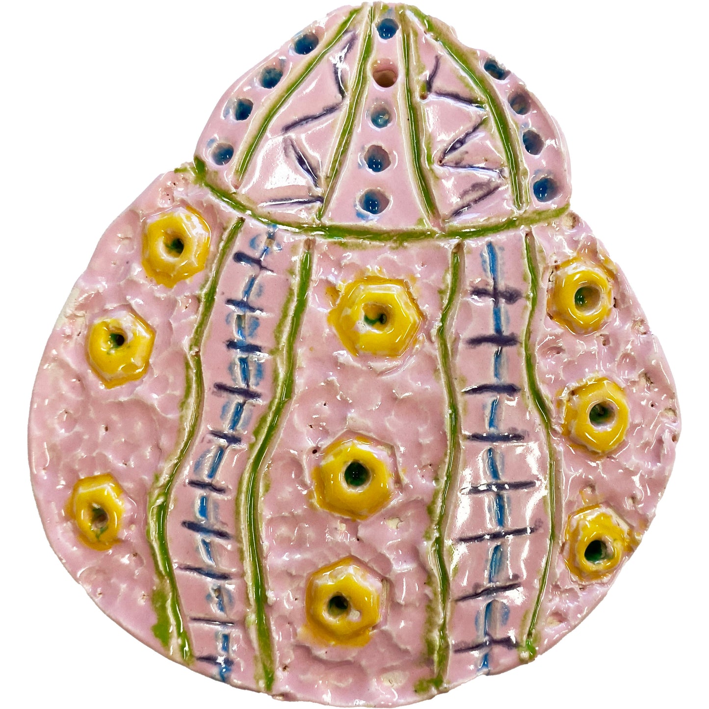 Ceramic Arts Handmade Clay Crafts Fresh Fish Glazed Plant 5-inch x 4.5-inch made by Emily Knoles