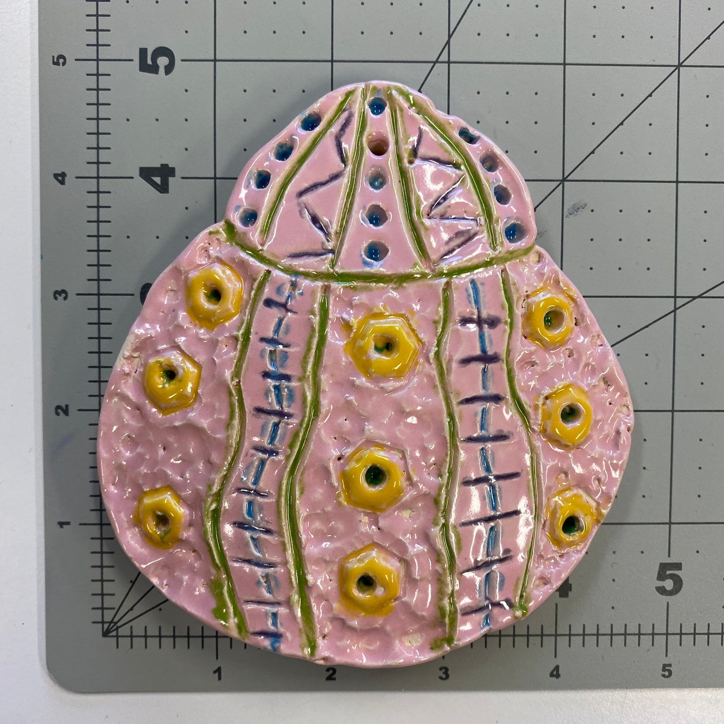 Ceramic Arts Handmade Clay Crafts Fresh Fish Glazed Plant 5-inch x 4.5-inch made by Emily Knoles