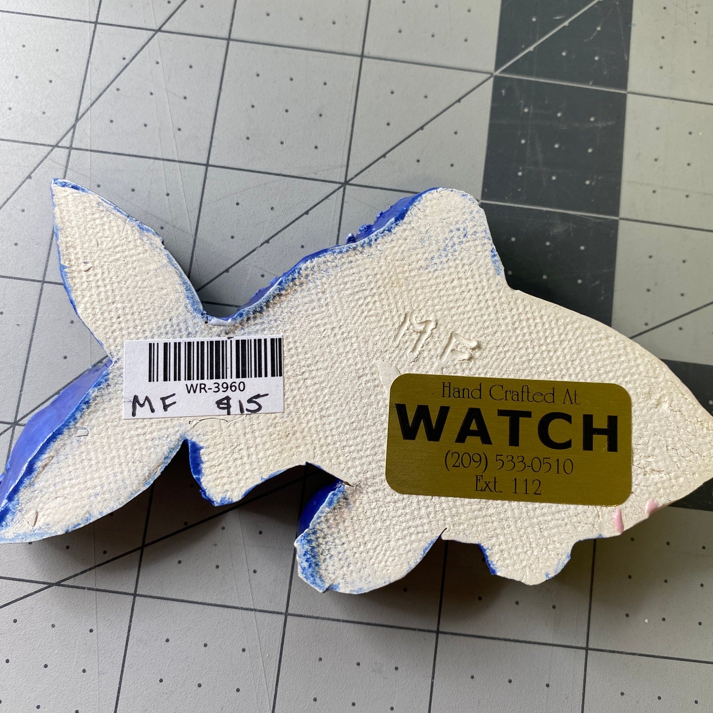 Ceramic Arts Handmade Clay Crafts Glazed Fish 5-inch by 3-inch made by Morgan Fox