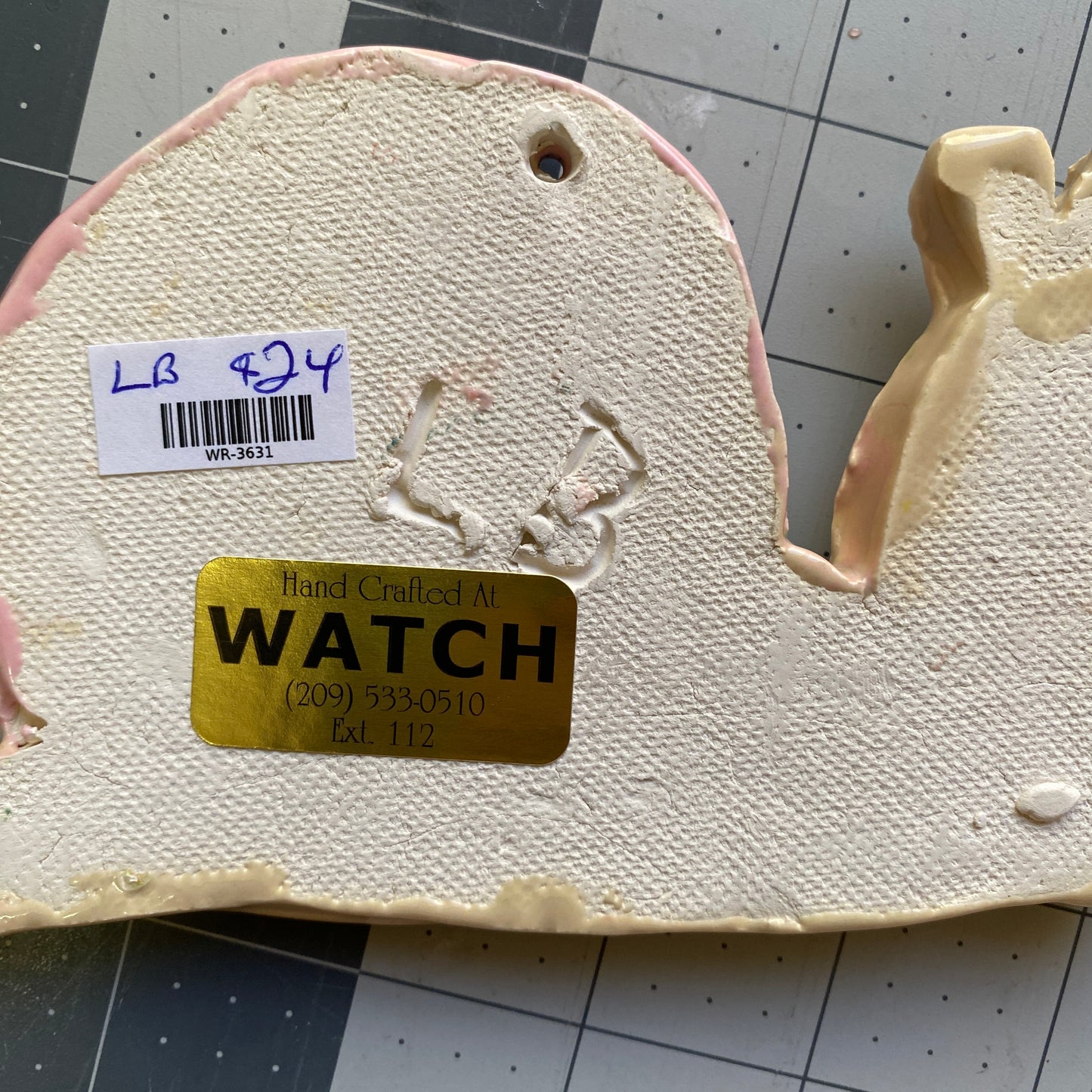 Ceramic Arts Handmade Clay Crafts Seasnail Glazed 5.5-inch by 3.5-inch made by Loreen Bartschi