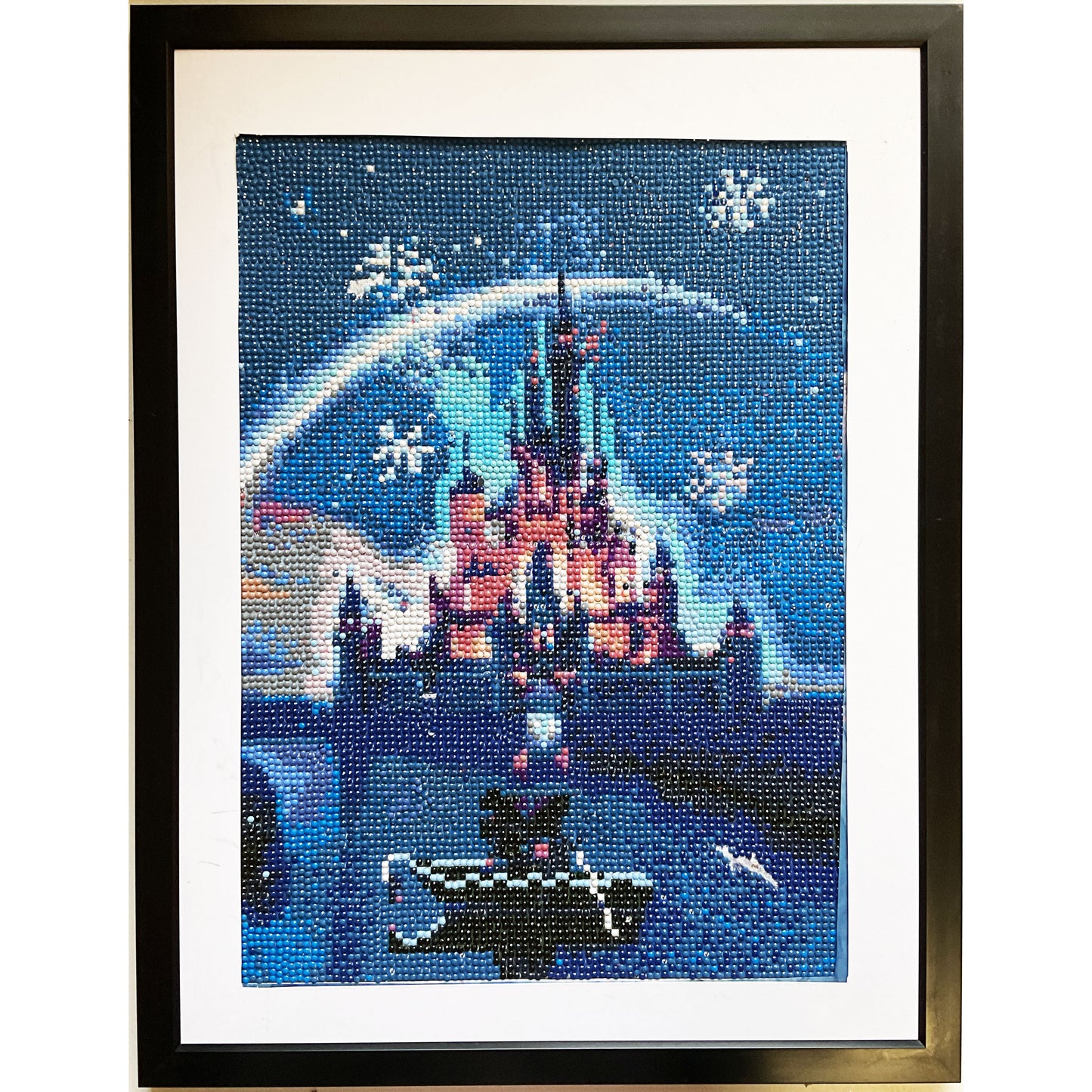 Diamond Dot Art - Framed Canvas - Handmade Crafts - 13 x 17 Magical Castle by Jennifer Evje 3556