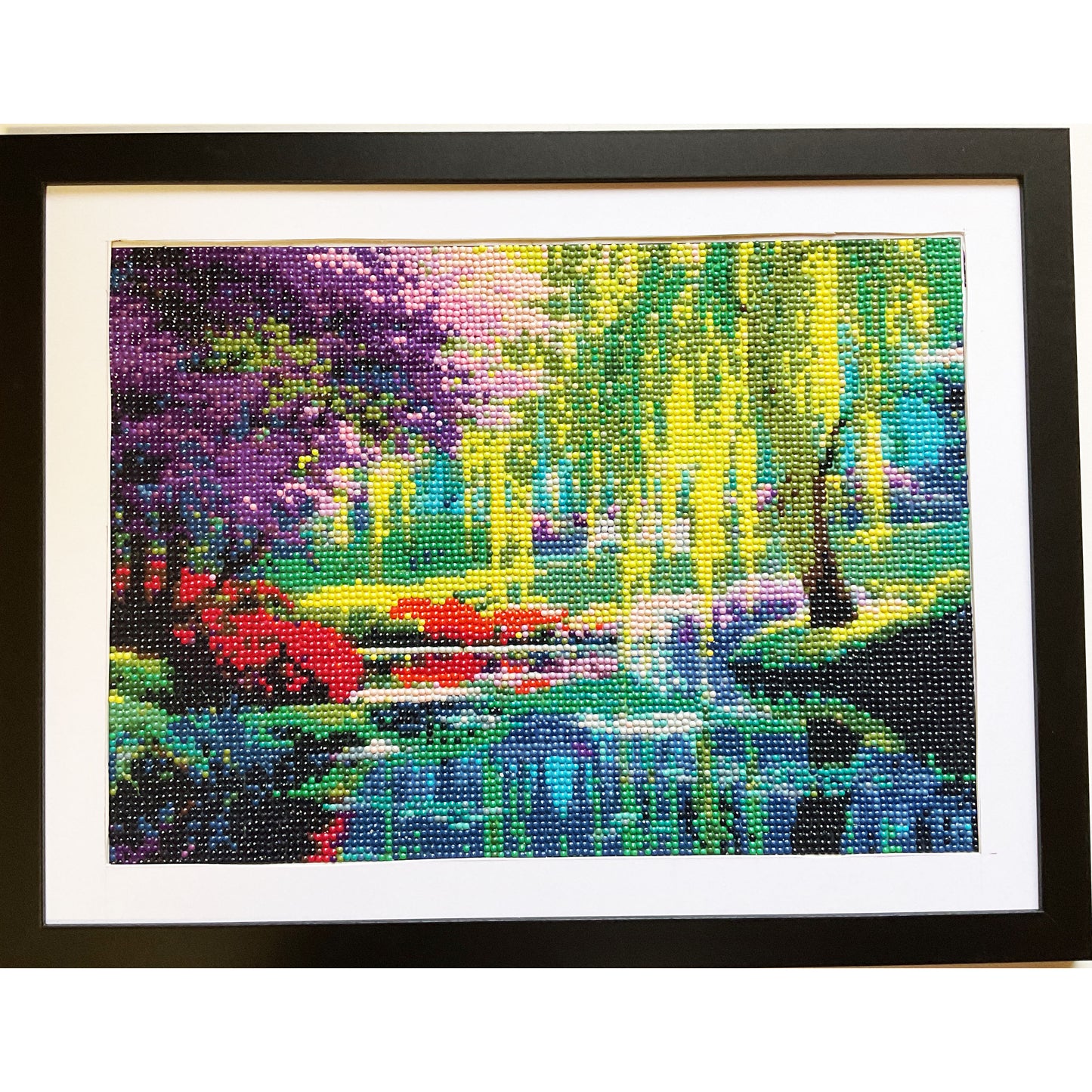 Diamond Dot Art - Framed Canvas - Handmade Crafts - 13 x 17 Weeping Willow by Alex Rejkowski 3552