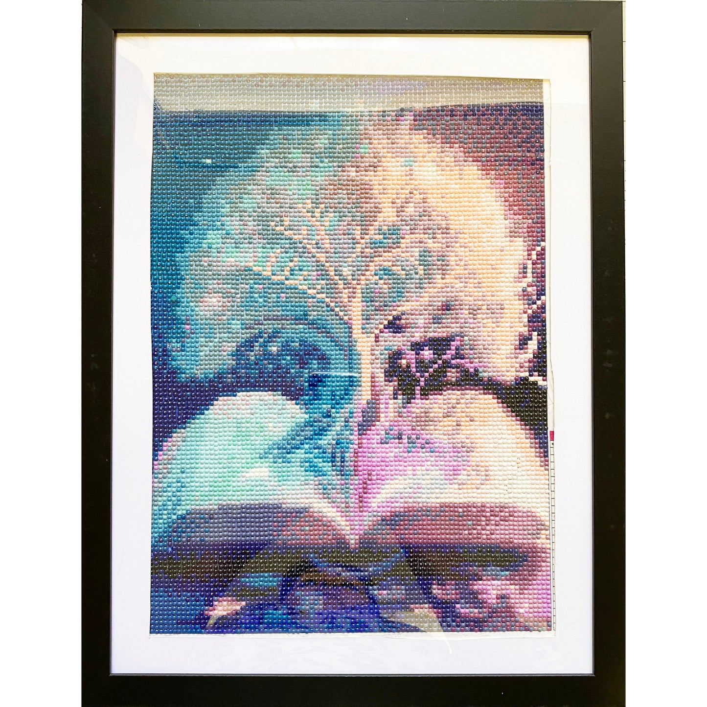 Diamond Dot Art - Framed Canvas - Handmade Crafts - 17 x 13 Tree and Book by Alex Rejkowski