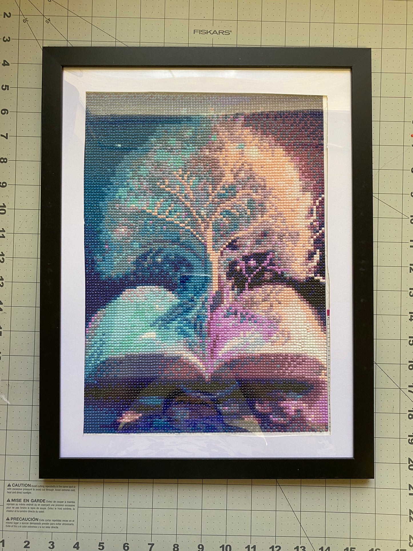 Diamond Dot Art - Framed Canvas - Handmade Crafts - 17 x 13 Tree and Book by Alex Rejkowski