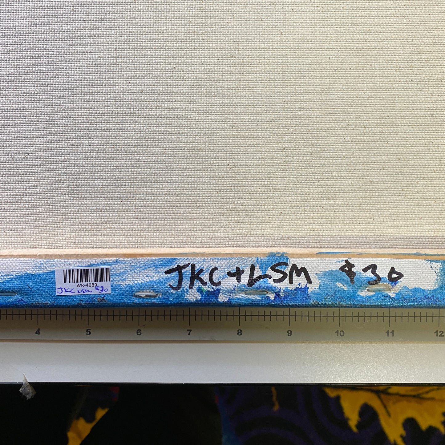 Framed Acrylic Painting on Stretched Canvas Original Fine Art 20-inch x 16-inch by Boat by Jeffrey Kohler-Crowe and Lukas Miller