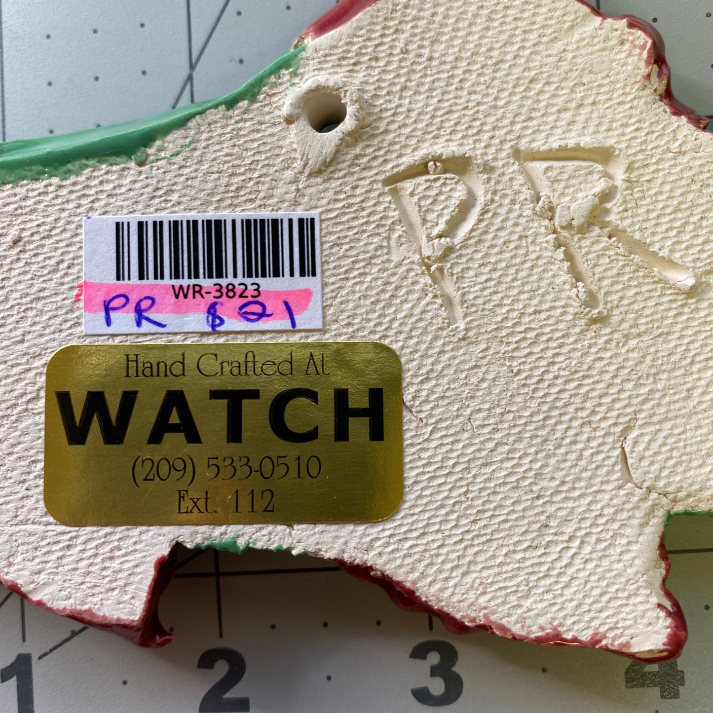 Handmade Ceramic Arts: Glazed Fish 8-inch x 3.5-inch Trout Fish by Piper Roberson