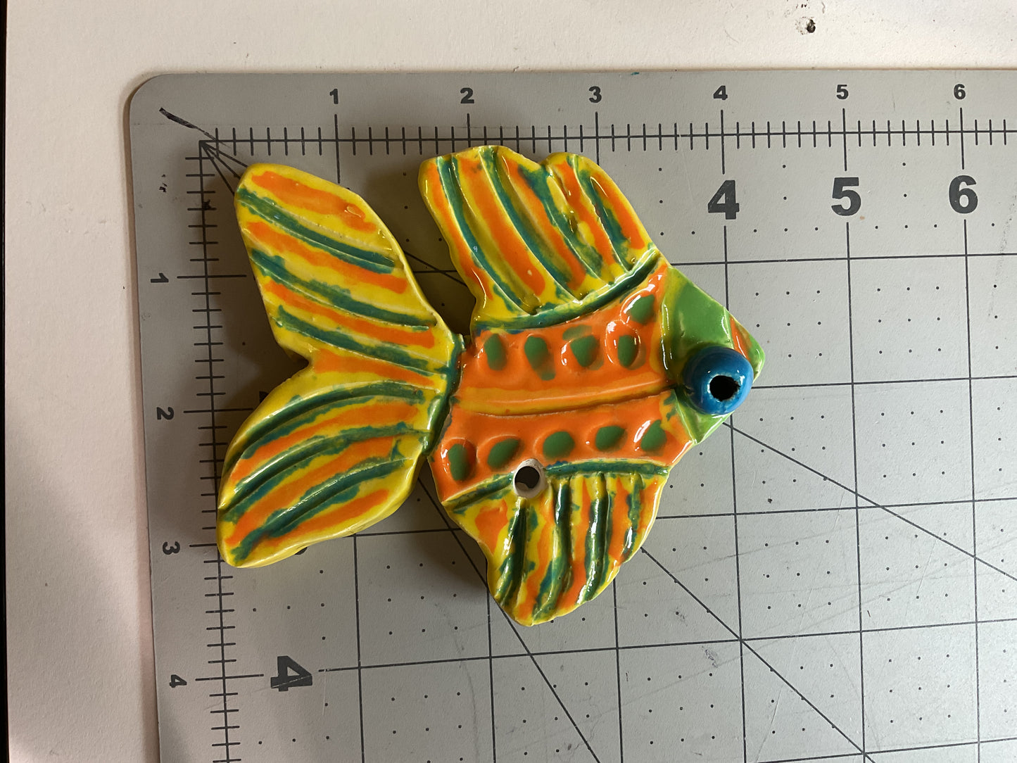 Ceramic Arts Handmade Clay Crafts Glazed Turtle 4.5-inch by 3.5-inch made by Ashley Dorsett 4176