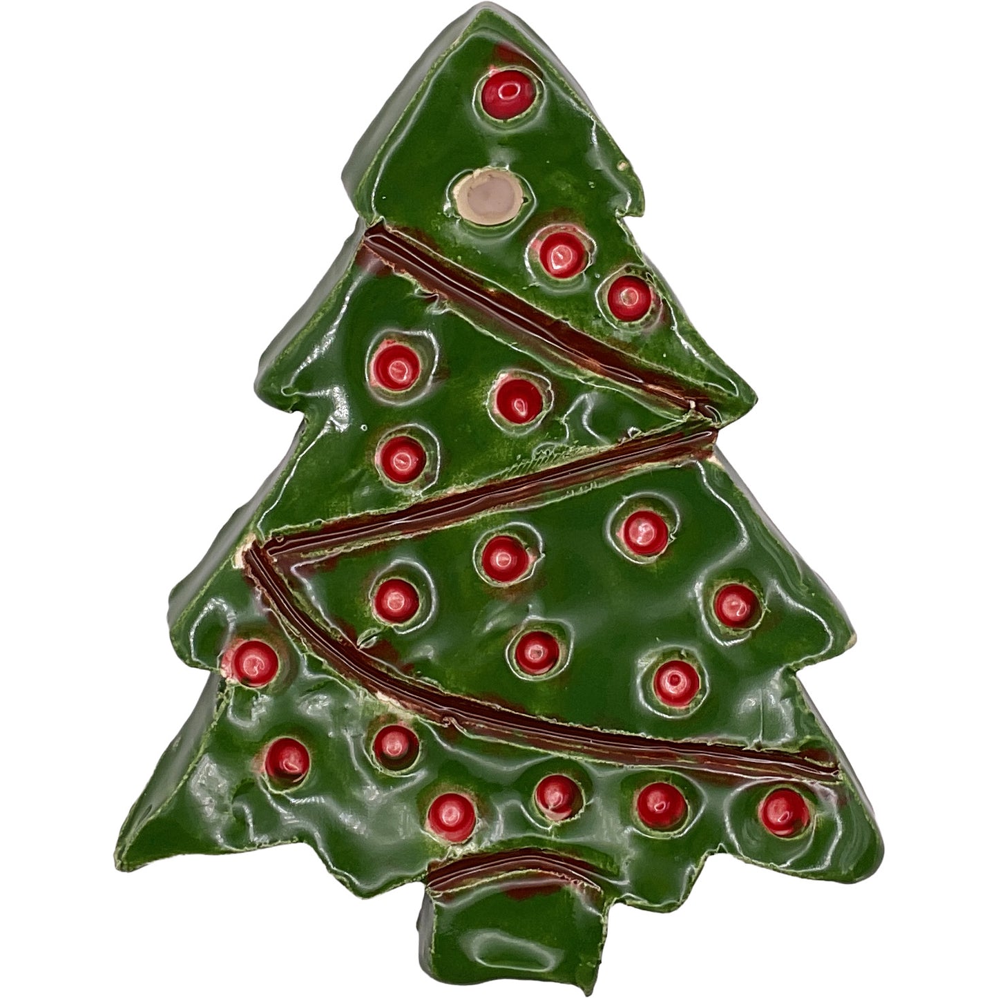 Handmade Ceramic Christmas Ornament 3"x4" by Loreen Bartschi 4268