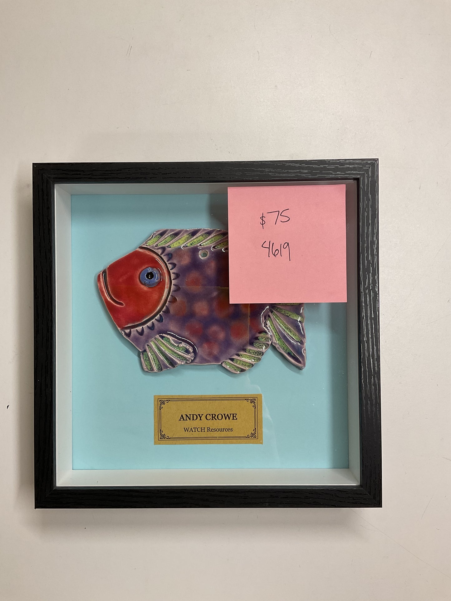 WATCH Resources Art Guild - Legacy Luncheon Shadow Box 8x8 - Andy Crowe and Anonymous 4619
