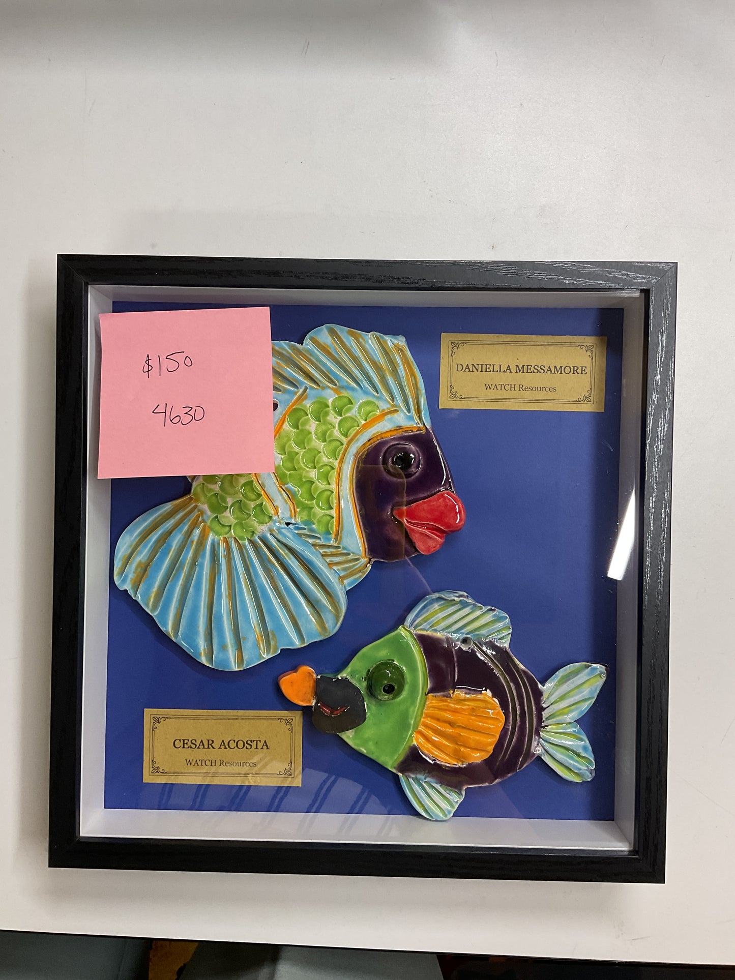 WATCH Resources Art Guild - Legacy Luncheon Shadow Box 10x10 - Daniella Messamore and Cesar Acosta 4630