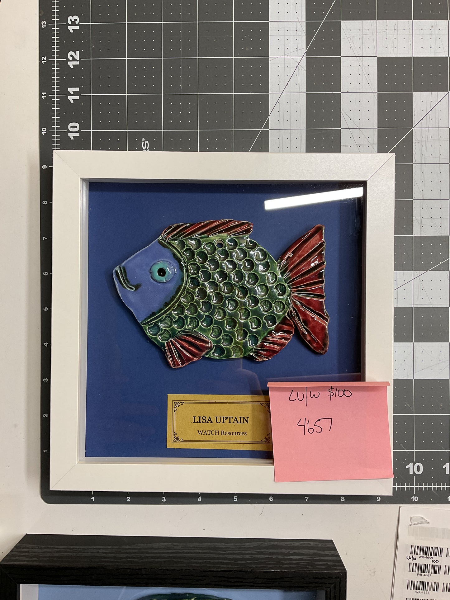 WATCH Resources Art Guild - Legacy Luncheon Shadow Box 8x8 - Lisa Uptain and Anonymous 4657