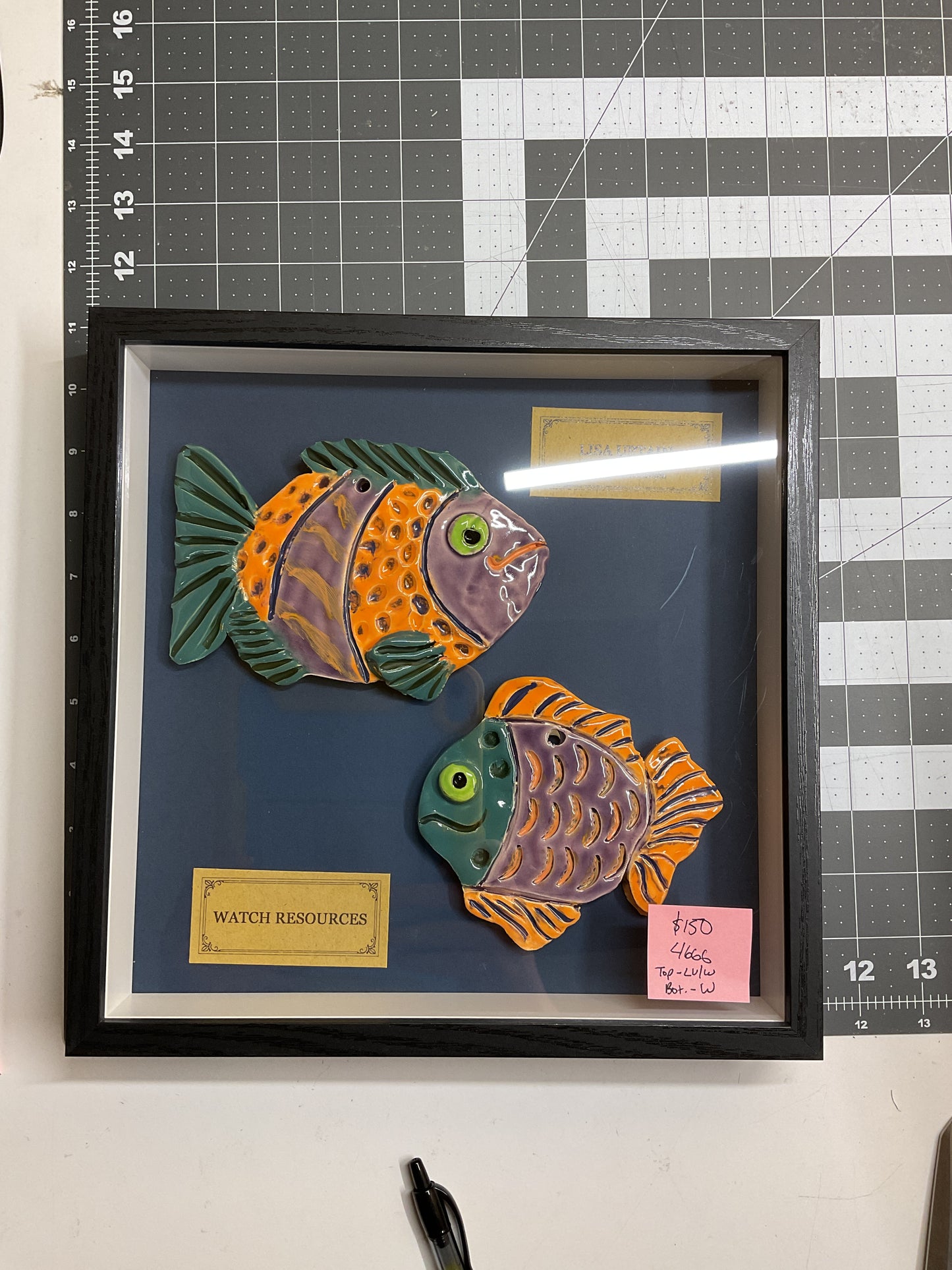 WATCH Resources Art Guild - Legacy Luncheon Shadow Box 10x10 - Lisa Uptain and Anonymous 4666