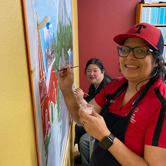 Tamara Polley Mural Project - Day 9