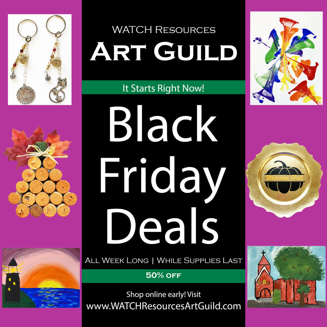 WATCH Resources Art Guild Black Friday Week 2021