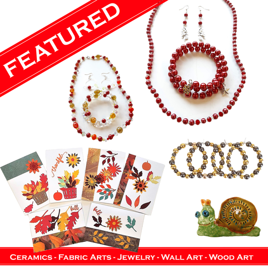 WATCH Resources Art Guild - November 2020 Features Ceramics, Fresh Fish, and Jewelry