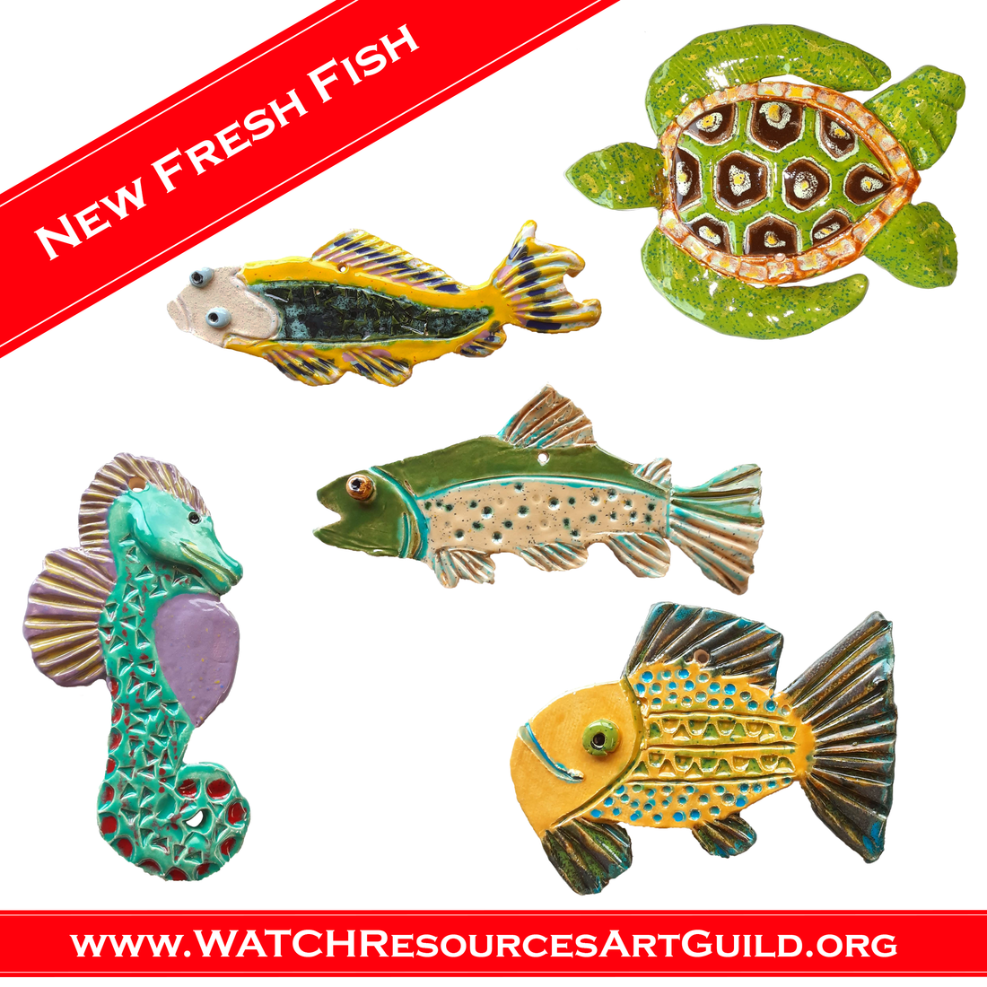 WATCH Resources Art Guild Fresh Fish March 2021