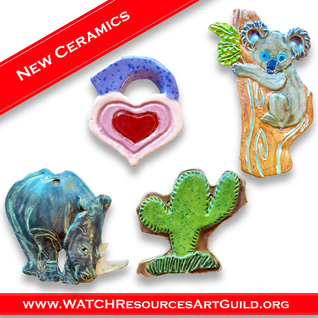 WATCH Resources Art Guild - New Ceramics!