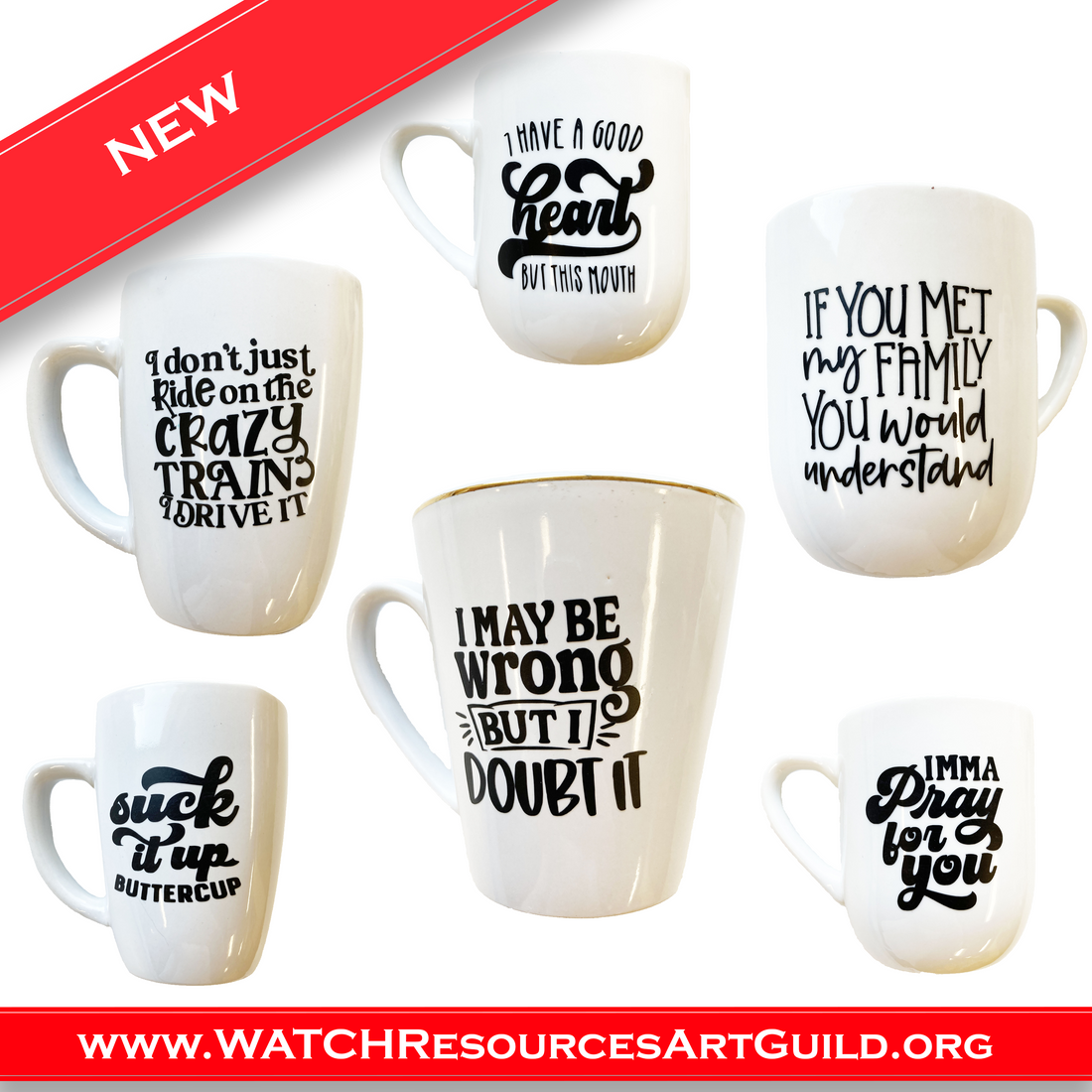WATCH Resources Art Guild New Mugs February 2022