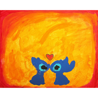 16x20 Acrylic Character Painting on Stretched Canvas by Andy Crowe 4834
