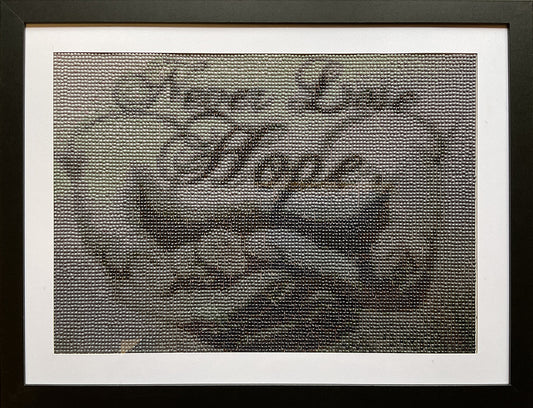 Diamond Dot Art - Framed Canvas - Handmade Crafts - 13 x 17 Never Lose Hope by Annika Kohler-Crowe