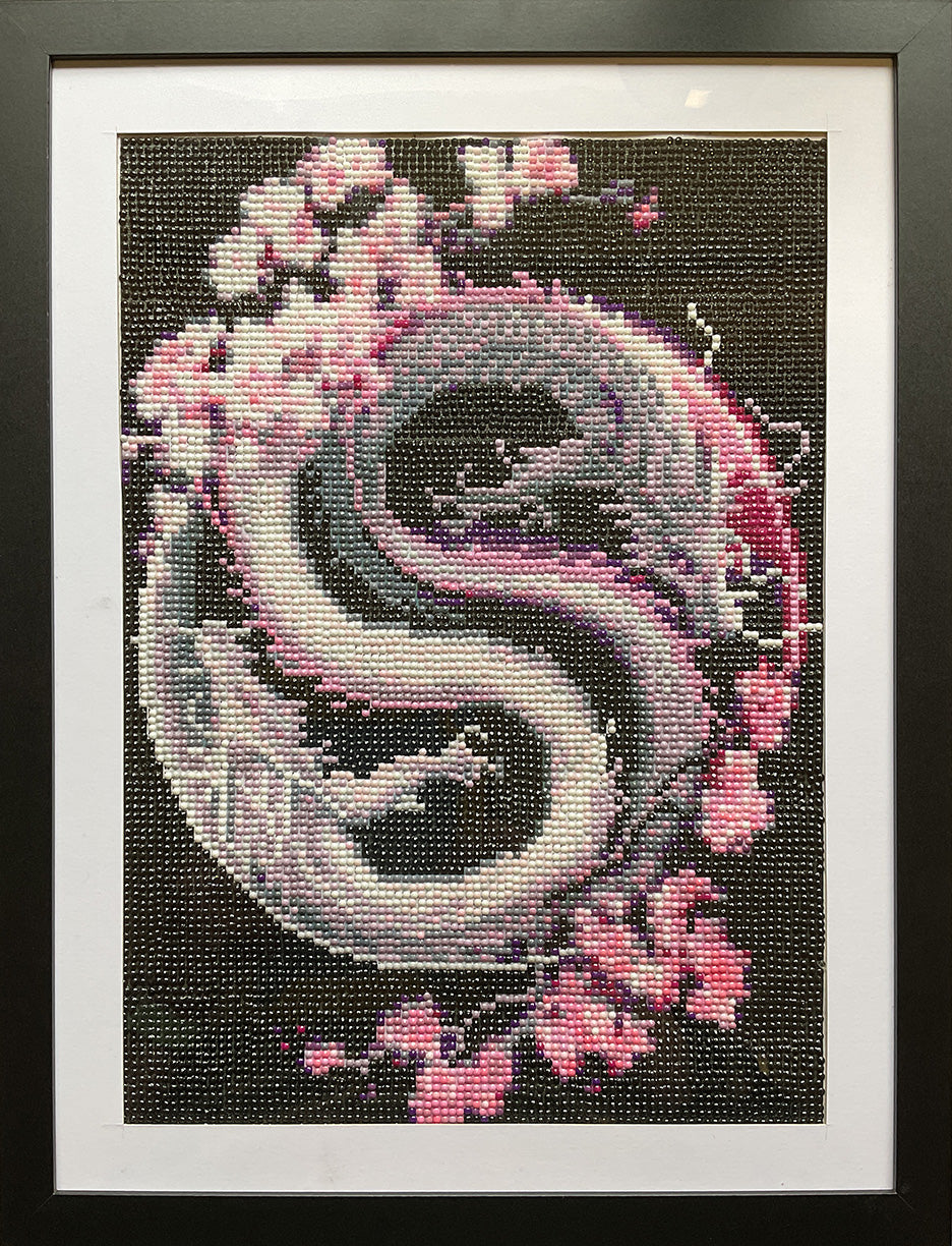 Diamond Dot Art - Framed Canvas - Handmade Crafts - 17 x 13 Dragon by Annika Kohler-Crowe