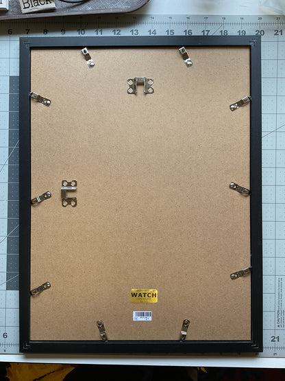 Diamond Dot Art - Framed Canvas - Handmade Crafts - 13 x 17 Bear by Jennifer Evje