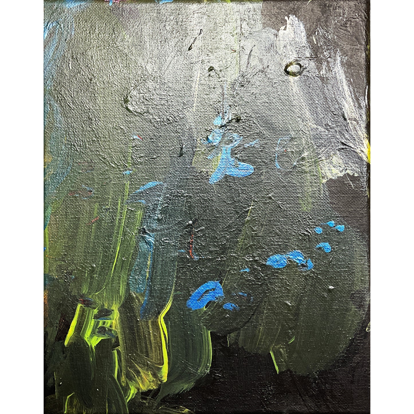8x10 Acrylic Abstract Painting on Stretched Canvas by Jeffrey Kohler-Crowe 4761