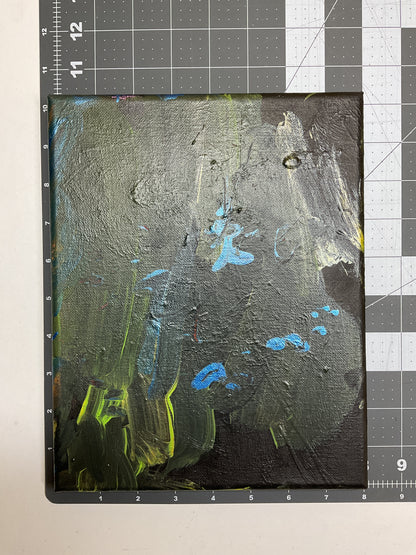 8x10 Acrylic Abstract Painting on Stretched Canvas by Jeffrey Kohler-Crowe 4761