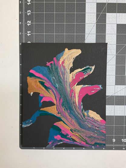 8x10 Acrylic Abstract Painting on Stretched Canvas by Karissa Archer 4679
