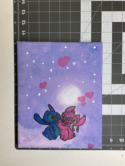 8x10 Acrylic Character Painting on Stretched Canvas by Daniella Messamore 4726