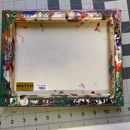 Acrylic Painting on Stretched Canvas Original Fine Art 10-inch x 8-inch Butterfly by Jeffrey Kohler-Crowe and Lukas Miller