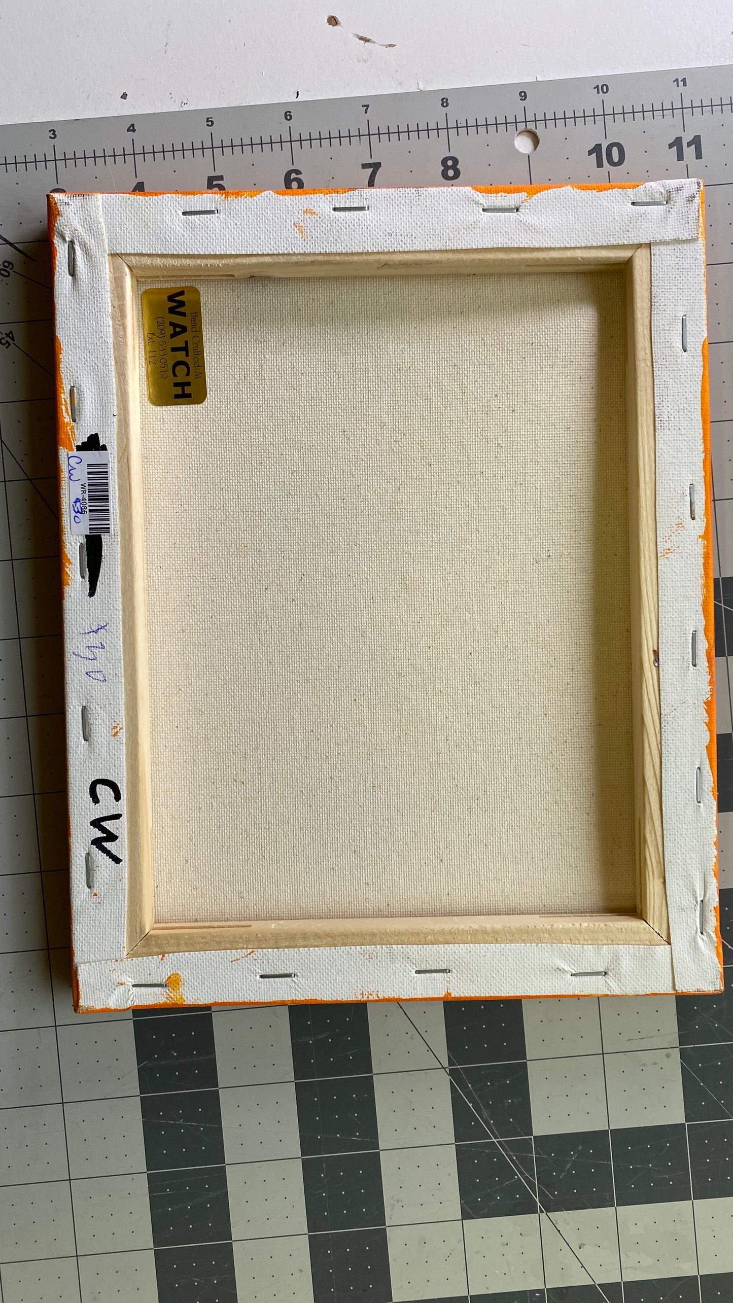 Acrylic Painting on Stretched Canvas Original Fine Art 10-inch x 8-inch Sun by Cord Watson