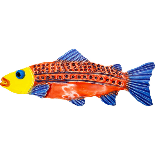 Ceramic Arts Handmade Clay Crafts Fresh Fish Glazed 11-inch by 4-inch made by Ryan Pinder