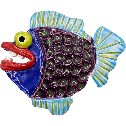Ceramic Arts Handmade Clay Crafts Fresh Fish Glazed 5-inch by 4-inch made by Kourtney Alcantara