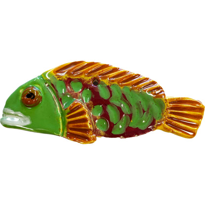 Ceramic Arts Handmade Clay Crafts Fresh Fish Glazed 5-inch x 2-inch by Ryan Imhoff