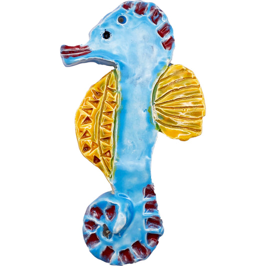 Ceramic Arts Handmade Clay Crafts Fresh Fish Glazed 6-inch by 3.5-inch made by Loreen Bartschi