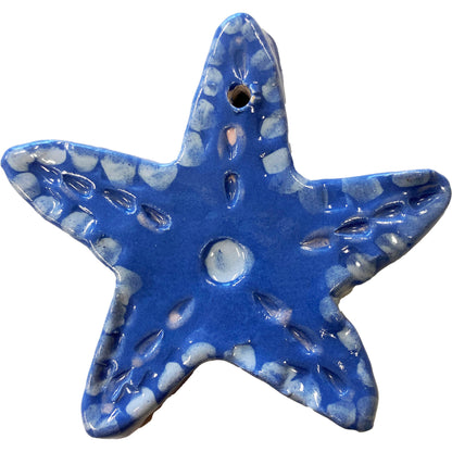 Ceramic Arts Handmade Clay Crafts Fresh Fish Glazed Starfish 3-inch x 3-inch made by Tami Mills