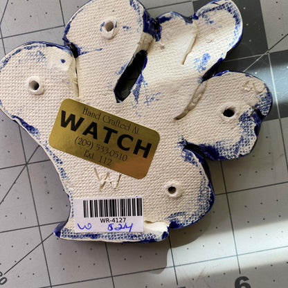 Ceramic Arts Handmade Clay Crafts Glazed Fish 4-inch by 4-inch Anonymous 4127