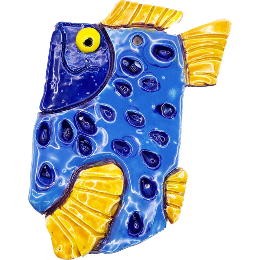 Ceramic Arts Handmade Clay Crafts Glazed Fish 6-inch by 4-inch made by Anonymous 4010