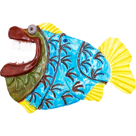 Ceramic Arts Handmade Clay Crafts Glazed Fish 6.5-inch by 4.5-inch made by Anonymous