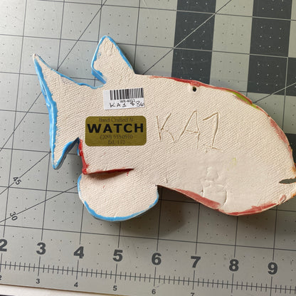 Ceramic Arts Handmade Clay Crafts Glazed Fish 7-inch by 5-inch made by Kourtney Alcantara 4011