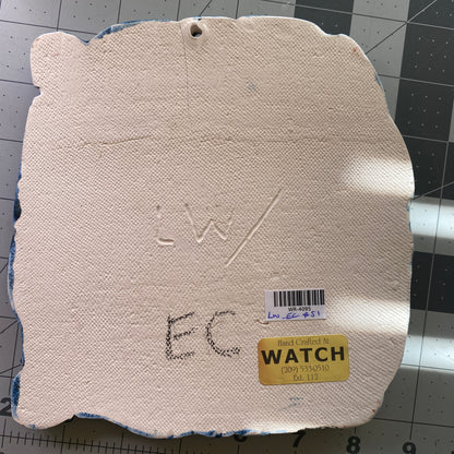 Ceramic Arts Handmade Clay Crafts Glazed Fish 7-inch by 7-inch made by Lisa Uptain and Monty Chu 4095
