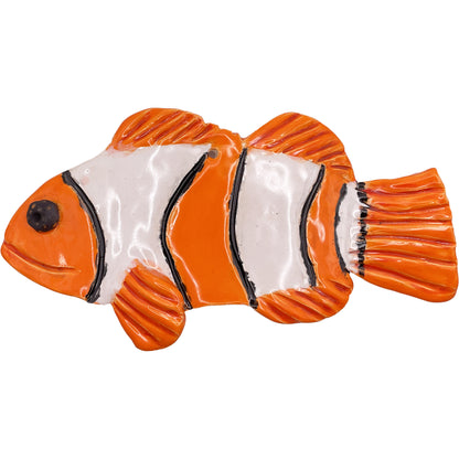 Ceramic Arts Handmade Clay Crafts Glazed Fish 7.5-inch by 4-inch made by Breanne Wright 4172